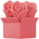 Große Rosen-Box