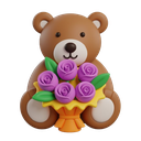 Teddy-Pärchen Geschenkkorb